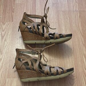 Brown Wedge Sandals